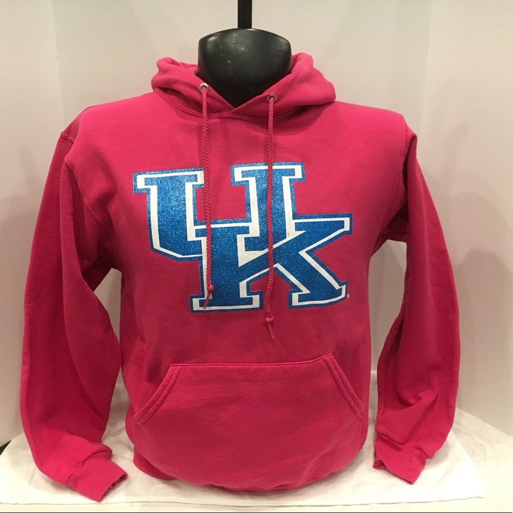 Adult University ok Kentucky Wildcats Pink Hoodie